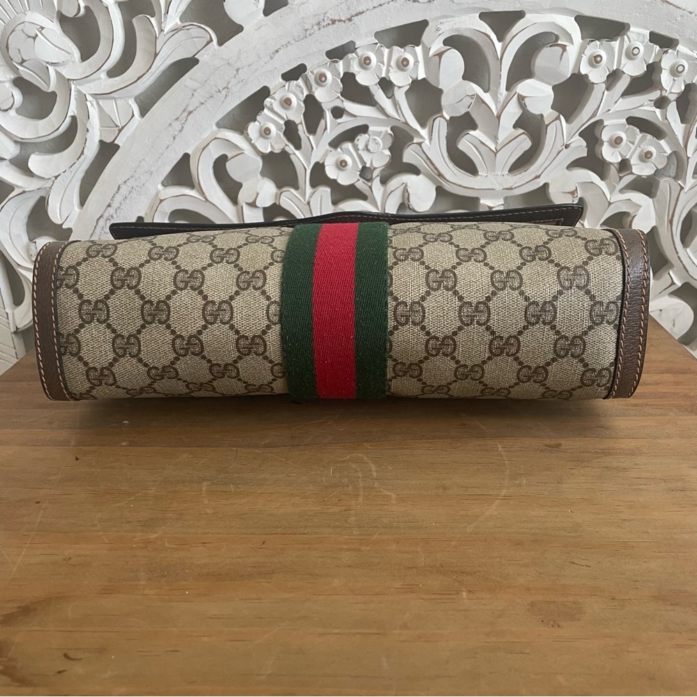 🔴SOLD🔴Gucci Ophidia Sherry Line Supreme GG Monogram Clutch Bag, - Picture 15 of 17